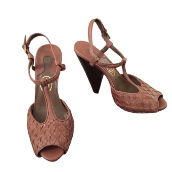 Anthropologie Shoes - Anthropologie T-strap Peeptoe Retro Heels by ASH